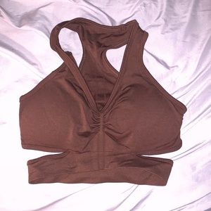 Alphalete Stratus Sports Bra in Brown